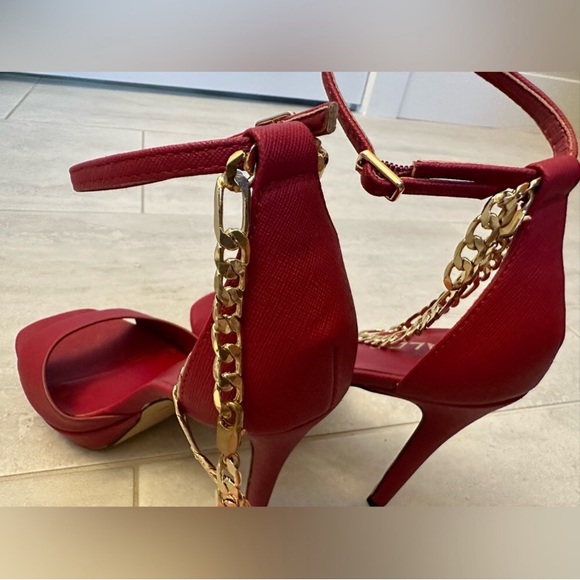 Red high heels from Aldo size 7.5 pillow walk cushion - Picture 5 of 8